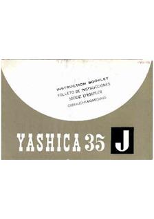 Yashica 35 J manual. Camera Instructions.